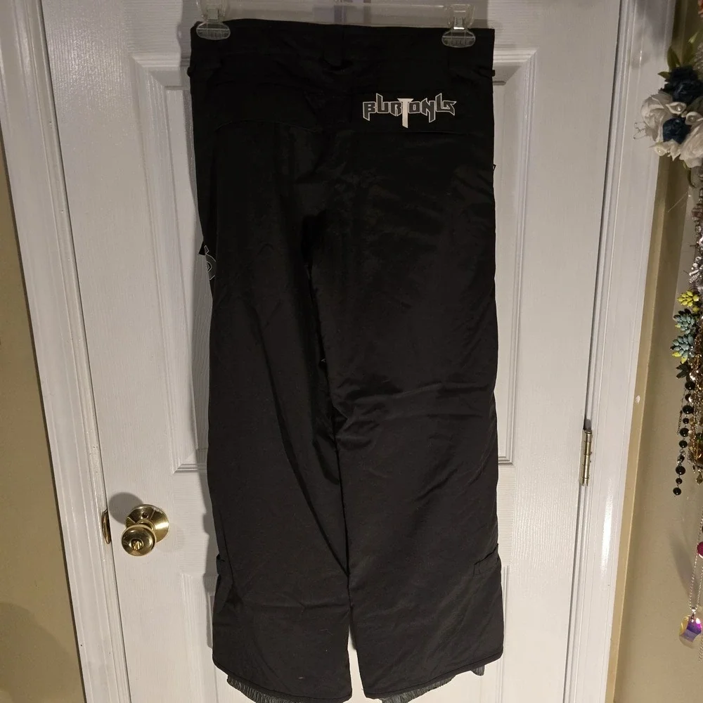 Burton DryRide Snowboard Pants Mens Small Black Cargo Ski Winter‎ Pants Sz 14/16